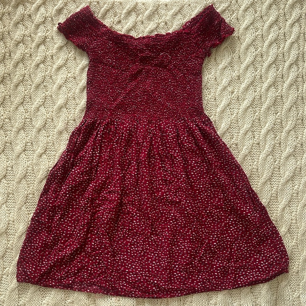 Brandy Melville smocked top mini dress